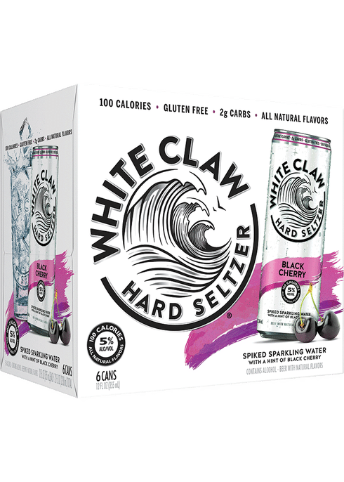 White Claw Hard Seltzer Black Cherry Total Wine More