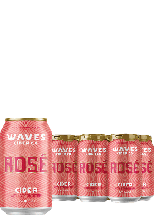 Waves Strawberry Rose Cider Total Wine More