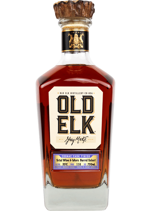 Old Elk Straight Bourbon Whiskey Cognac Cask Finish Barrel Select