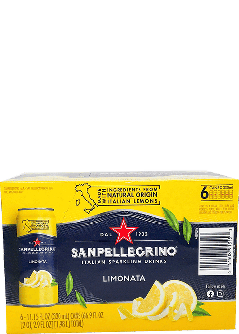 San Pellegrino Limonata Can Total Wine More