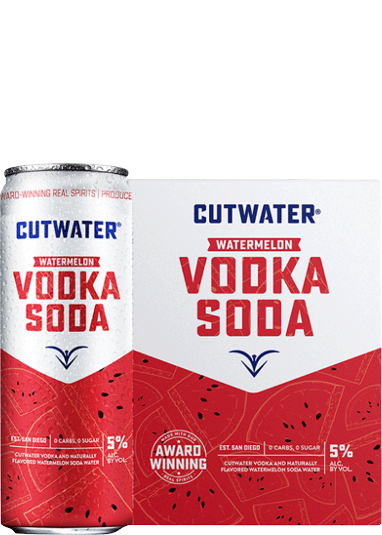 Cutwater Watermelon Vodka Soda Total Wine More