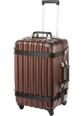 grande valise rose gold