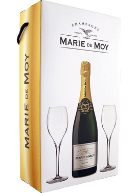 Champagne Marie de Moy Demi Sec Rose