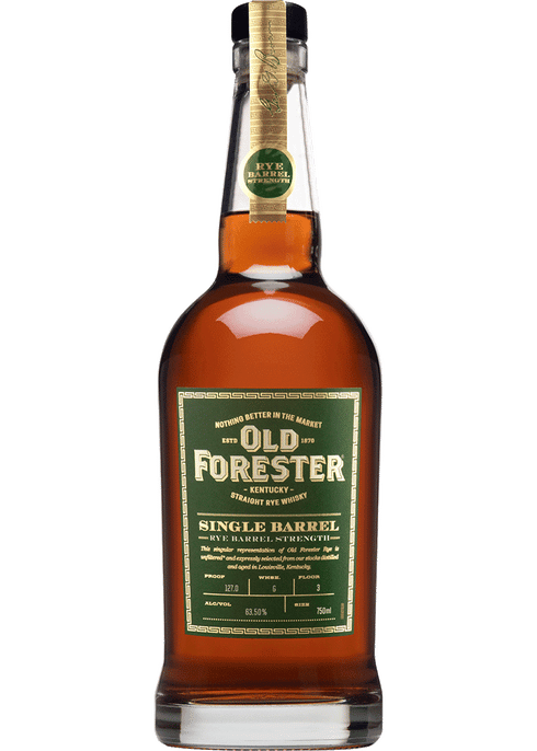 Old Forester Single Barrel Rye Barrel Proof | Total Wine & More