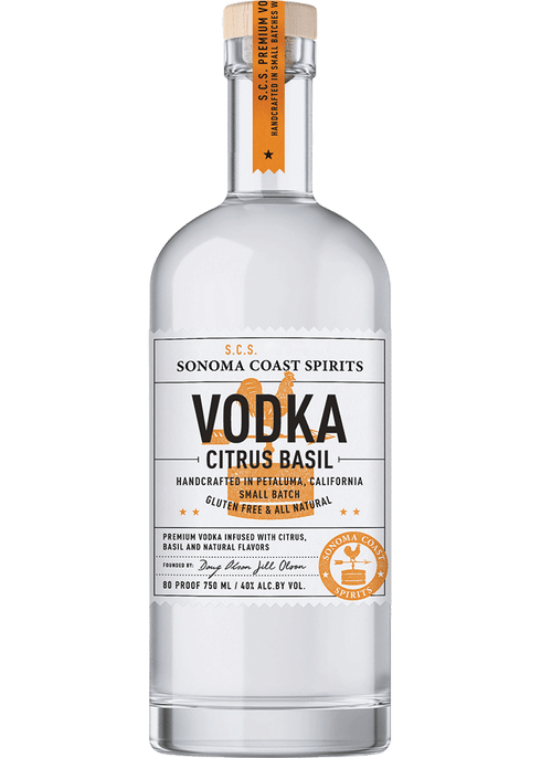 Sonoma Coast Citrus Basil Vodka