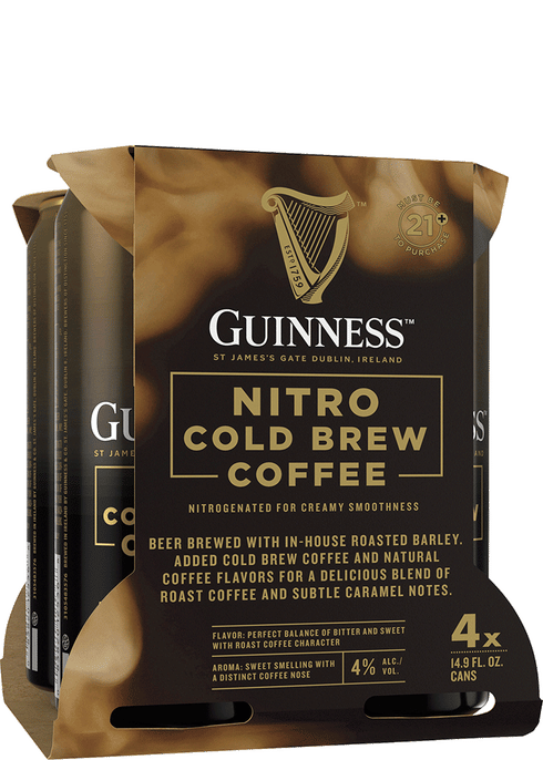 Guinness Nitro Cold Brew Coffee Stout Total Wine And More 