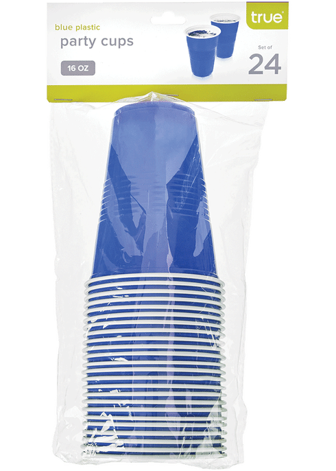 Plastic Party Cups - 16 oz, Blue