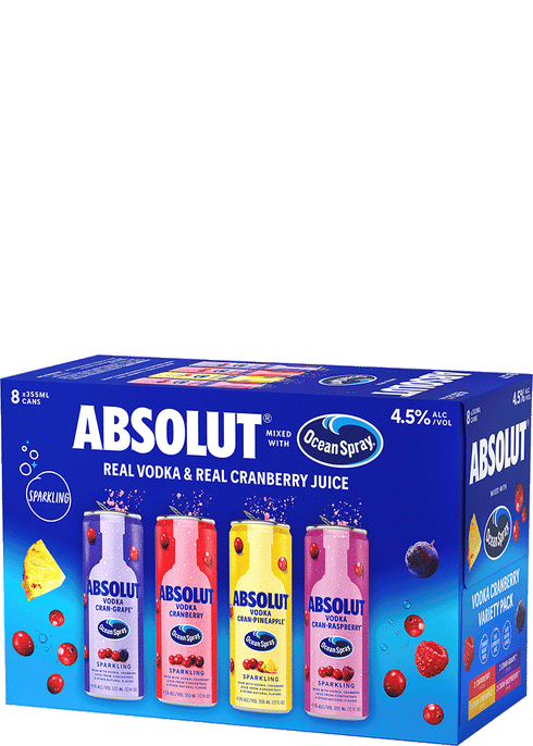 Absolut Ocean Spray Variety | Total Wine & More