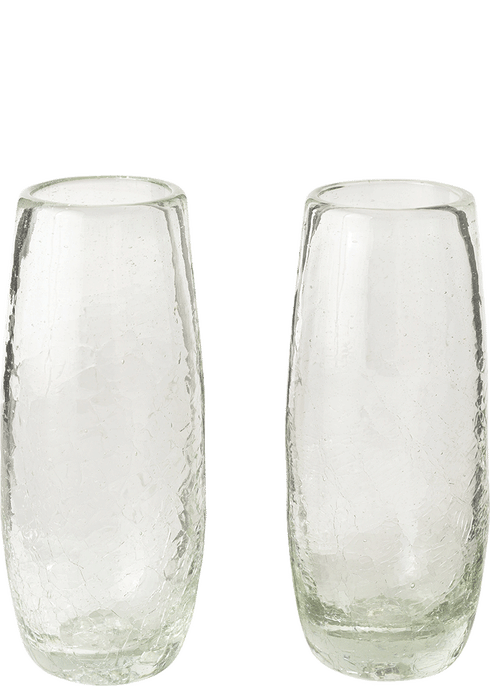Maya Clear Stemless Wine Glasses, Set of 4