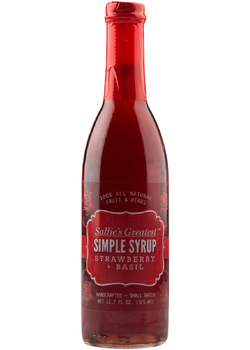 Strawberry basil deals simple syrup