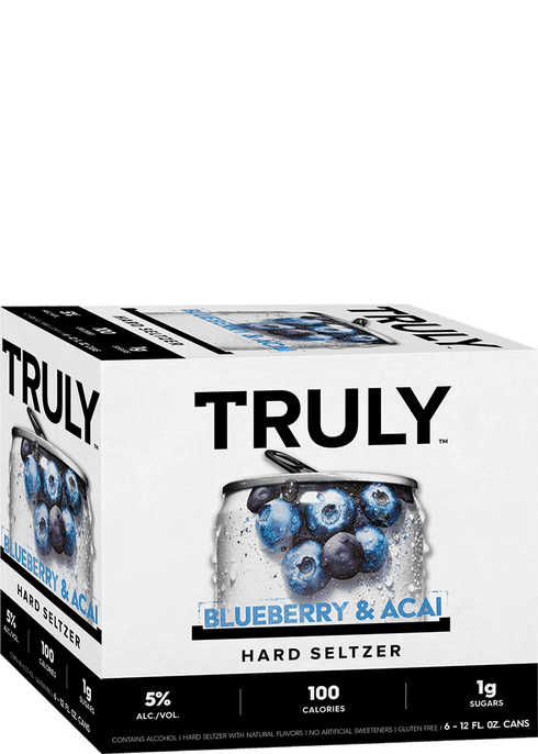 Truly Blueberry Acai Hard Seltzer Total Wine More