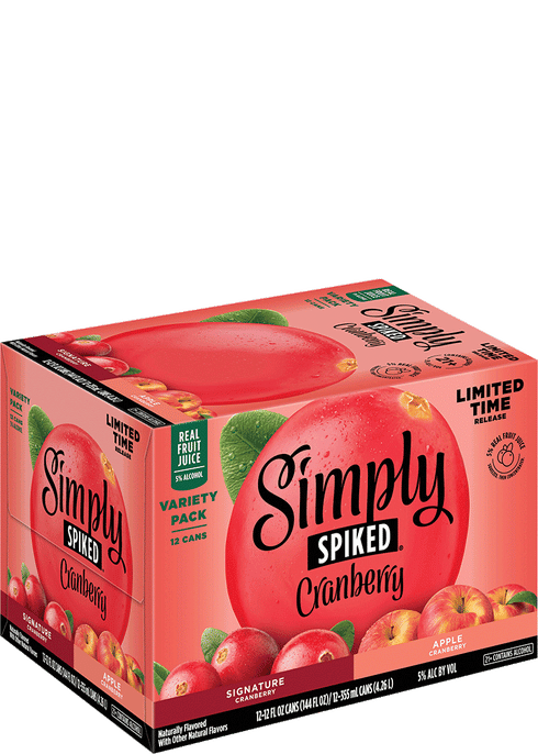 Simply Spiked Cranberry Variety | Total Wine & More