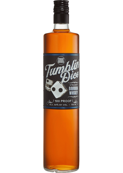 Proof & Wood Tumblin Dice Straight Bourbon Whiskey | Total Wine & More