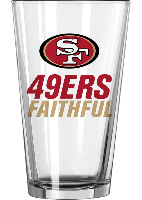 : Great American Products San Francisco 49ers 75th Anniversary  10oz. Logo Wine Glass Set : Sports & Outdoors