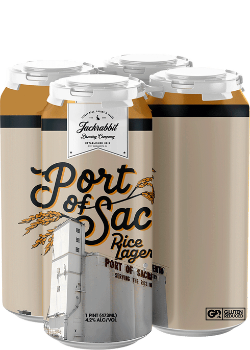 Jackrabbit Port of Sac Rice Lager Total Wine More