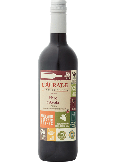 L\'Auratae Nero d\'Avola More | Wine Organic Total Vegan &