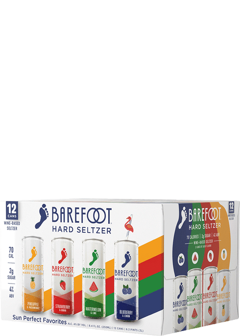 Barefoot Hard Seltzer Peach & Nectar 250ml - 4 pack – The Seasoned Gourmet