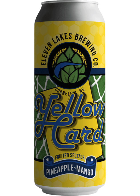 Eleven Lakes Yellow Card Pineapple Mango Seltzer 