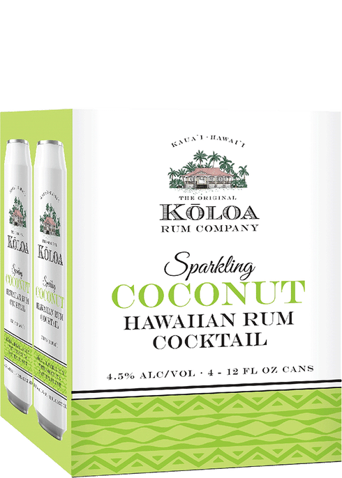 Koloa Sparkling Coconut Hawaiian Rum Cocktail | Total Wine & More