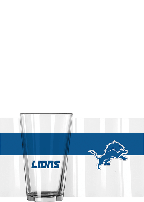 Logo Brands Detroit Lions 16 oz. Pint Glass