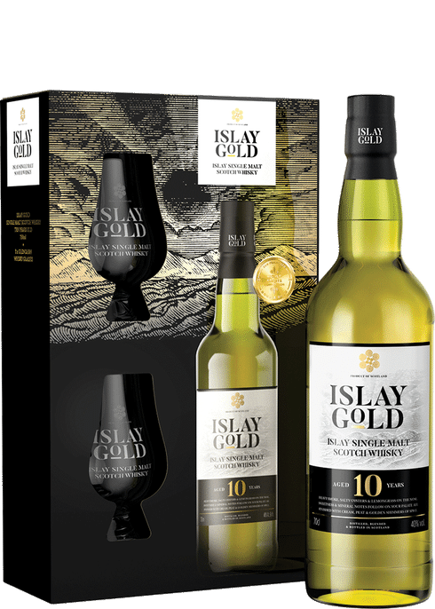 Islay Gold 10Yr w 2 Glasses | Total Wine & More
