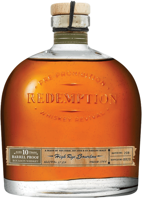 Redemption High Rye 10 Year Barrel Proof Total Wine More