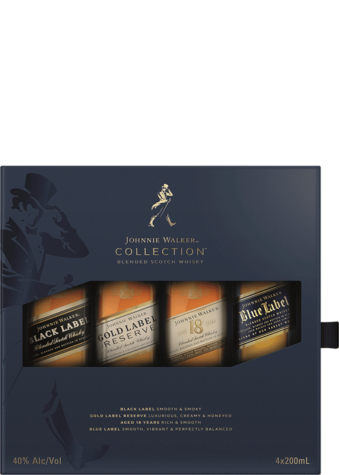 JOHNNIE WALKER BLACK LABEL 2023 GIFT PACK – 700ML (WITH 1X 50ML JOHNNIE  WALKER GOLD LABEL RESERVE & 1X 50ML JOHNNIE WALKER DOUBLE BLACK) – Welcome  To HOH Spirit & Wine Supplier