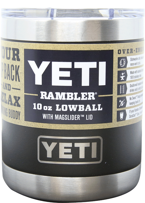 YETI Rambler 10oz Lowball MS Black - My Fox Bag