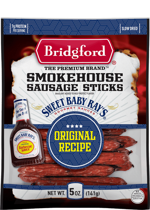 Bridgford Sweet Baby Rays Smokehouse Sausage Sticks Total Wine More