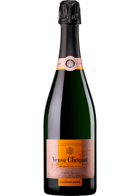 Set of 6 Veuve Clicquot BRUT ROSE CHAMPAGNE 750ML EMPTY BOTTLE w
