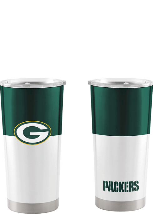 Green Bay Packers 20oz Colorblock Stainless Tumbler