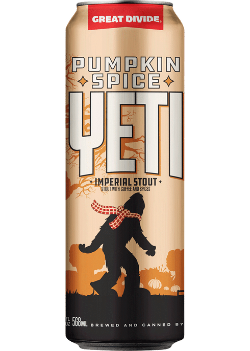 Great Divide Brewing Company - Pumpkin Spice Yeti Imperial Stout - Bonnie  Brae Liquor in Denver