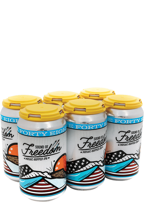 State 48 Brewery Sound of Freedom Mosaic-Hopped IPA, 6 cans / 12 fl oz -  Fry's Food Stores