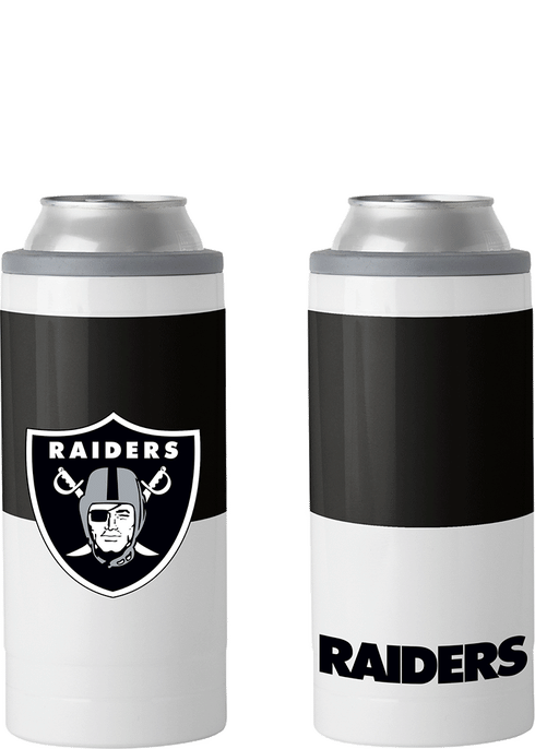 Las Vegas Raiders 12oz. Flipside Powdercoat Slim Can Cooler