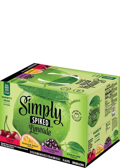 Simply Spiked Limeade Variety Pack 12pk 12oz Cans 5% ABV