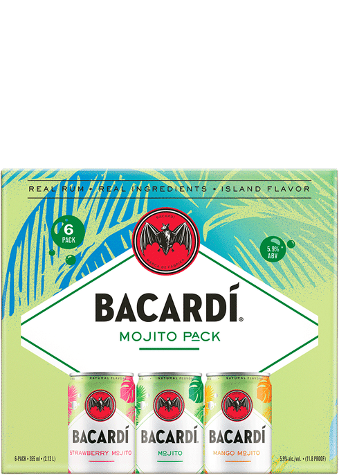 por otra parte, persecucion Tomar represalias Bacardi Cocktails Mojito Variety Pack | Total Wine & More