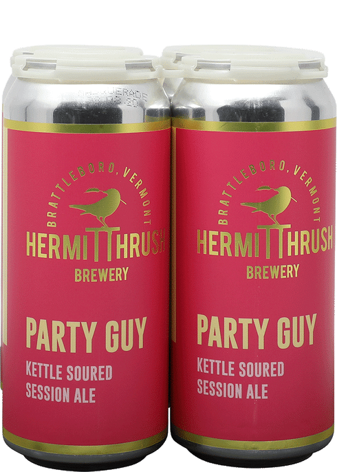 Retro Pink Party Guy T-Shirt — Hermit Thrush Brewery
