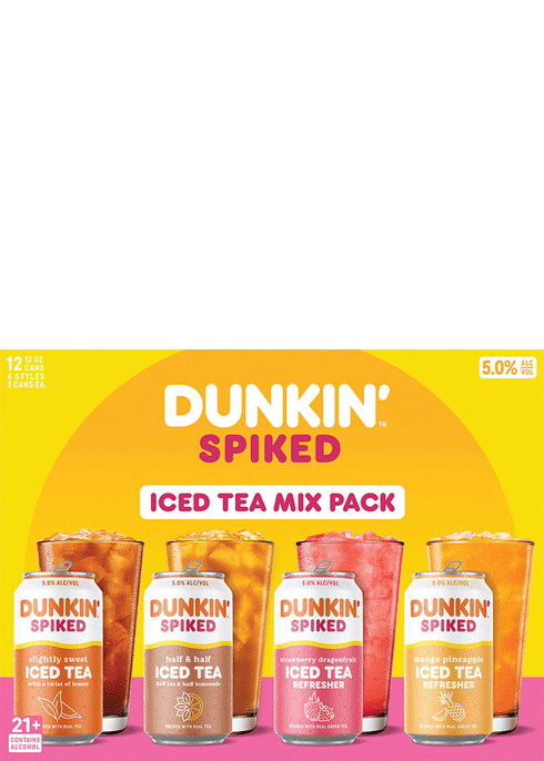 Dunkin Spiked Iced Tea Mix Pack Total Wine And More 0838