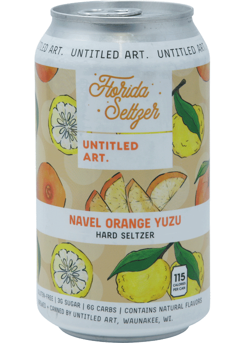 Untitled Art Florida Seltzer Navel Orange Yuzu | Total Wine & More