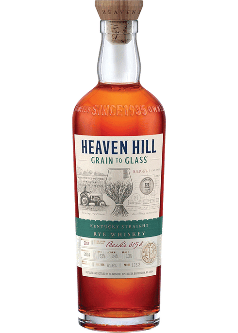 Heaven Hill Grain to Glass Kentucky Straight Rye Whiskey | Total Wine ...