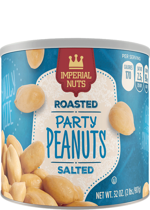 Imperial Nuts Roasted & Salted Party Peanuts, 32 oz