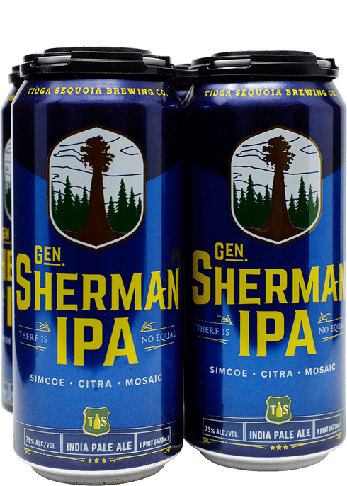General Sherman IPA - Beer, Wine & Cocktails - Sequoia Brewing Company