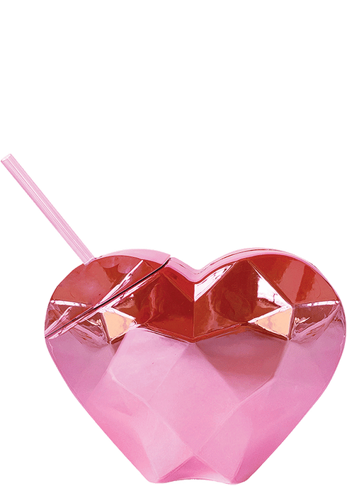 RED DISCO HEART TUMBLER WITH STRAW – Bonjour Fête