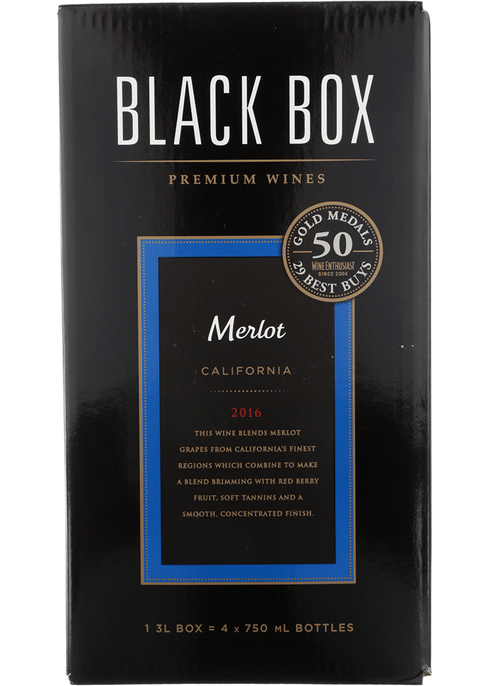 black wine box