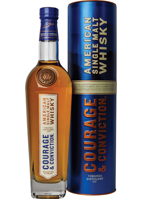 Virginia Distilling Courage & Conviction American Single Malt Whiskey ...