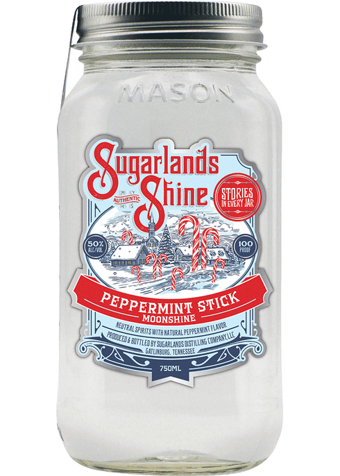 Sugarlands Peppermint Stick Moonshine | Total Wine & More