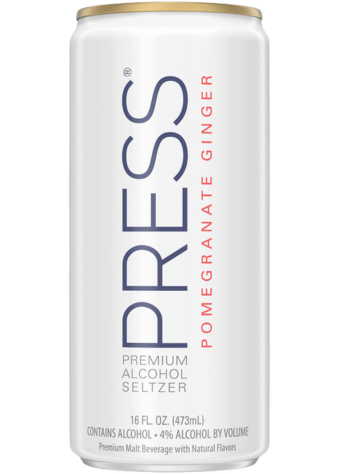 PRESS Premium Hard Seltzer Pomegranate Ginger Price & Reviews [4.6