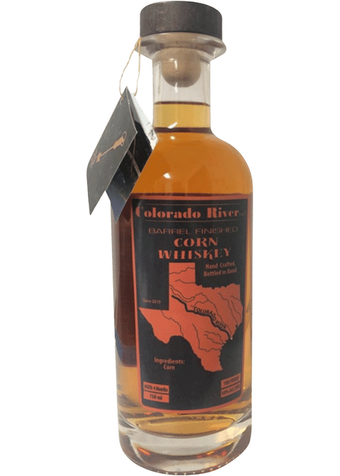 Texas Rivers Distilling Colorado River Barrel Finished Corn Whiskey   16673274691614 