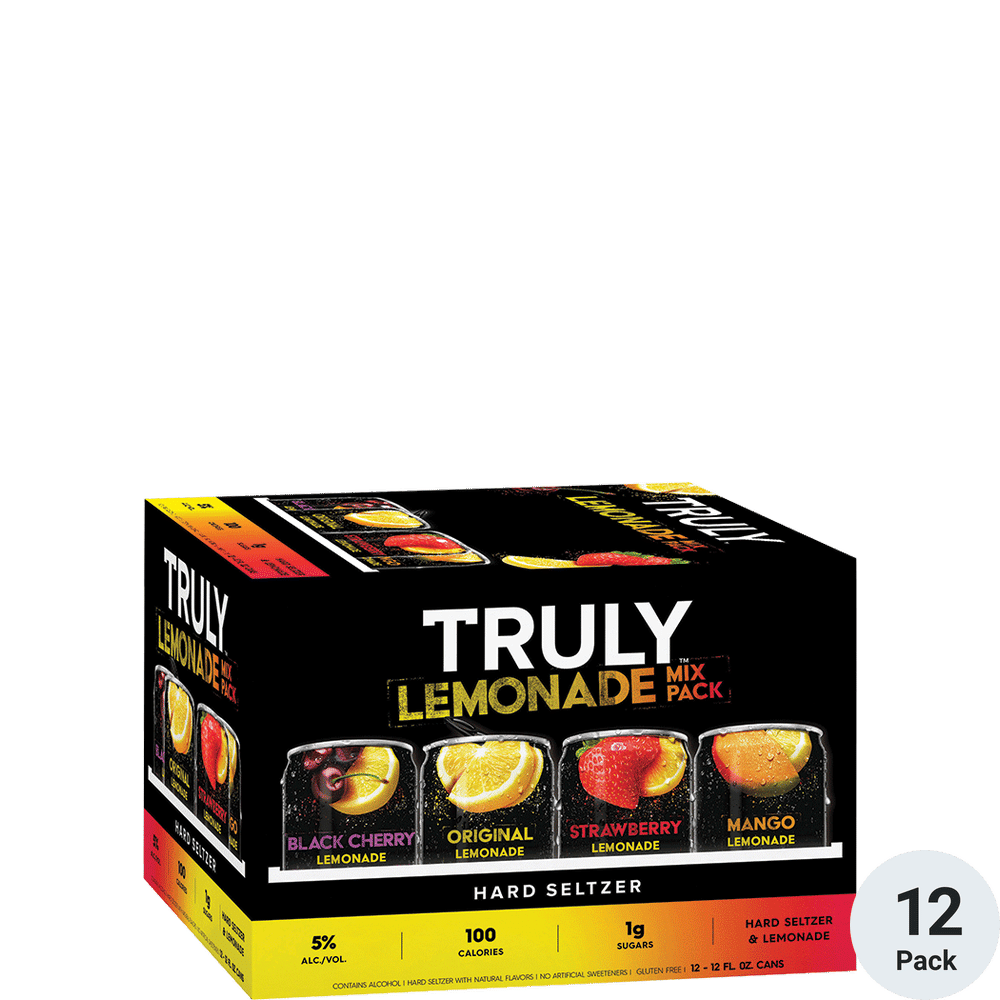 TRULY Hard Seltzer Lemonade Variety Pack | Total Wine & More