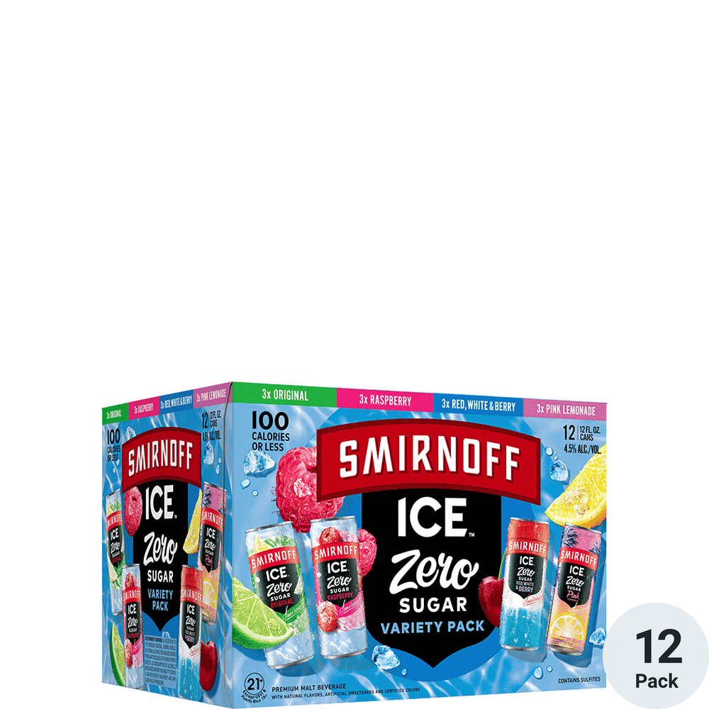 Smirnoff Ice Zero Sugar Variety - Hard Beverage